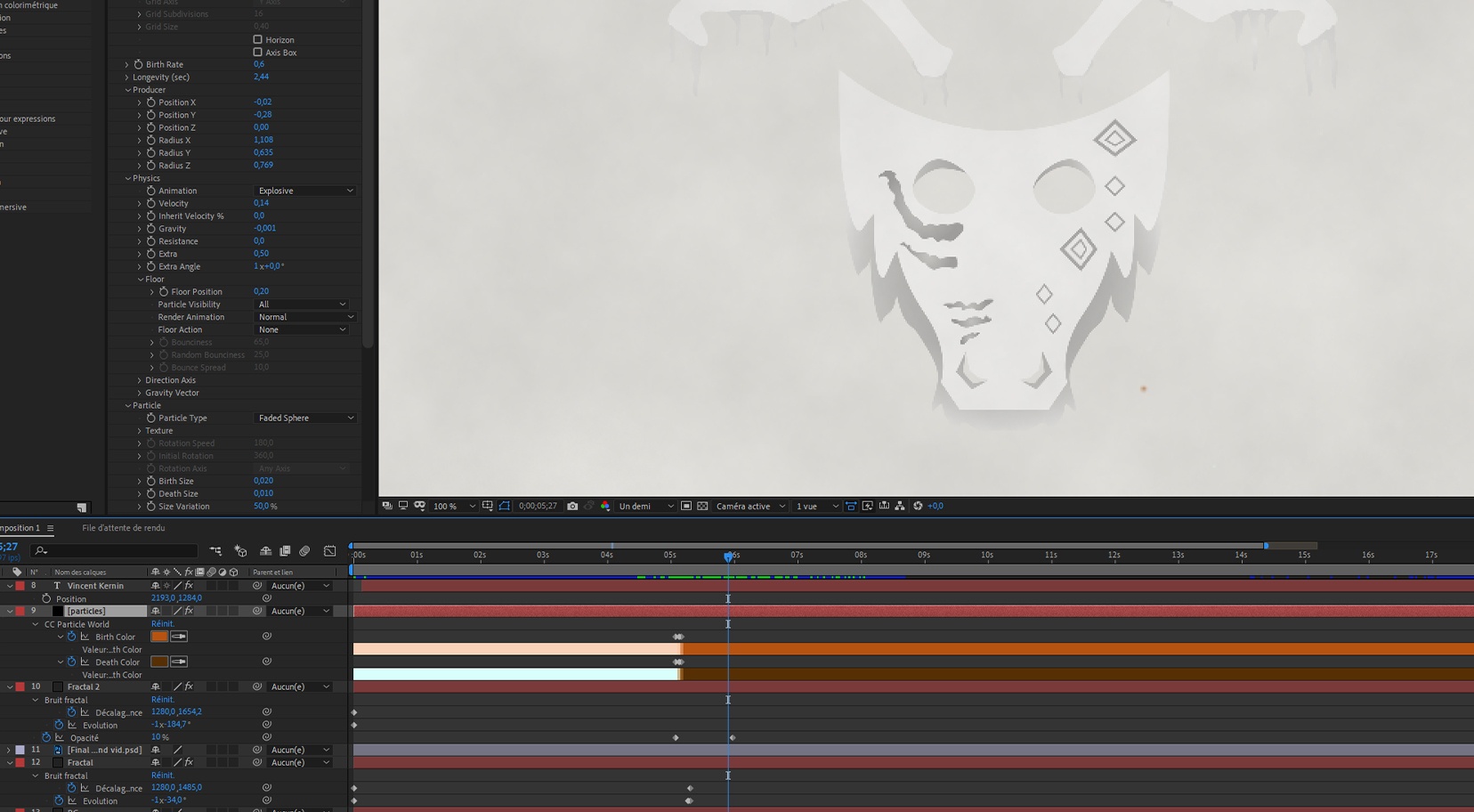 Work on After Effect VK Deersign